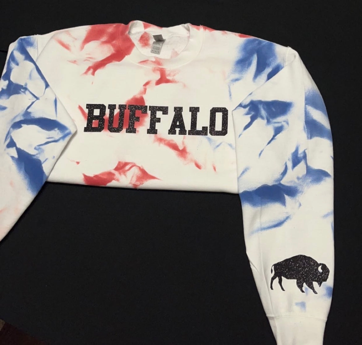 Red & Blue Glitz Buffalo